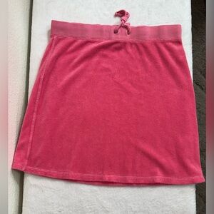 Juicy Couture Pink Terry Cloth Skirt XS